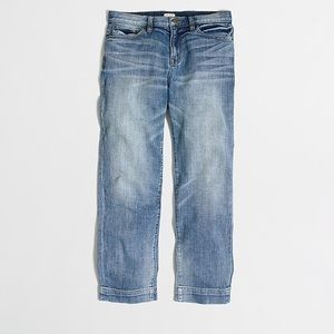 J.Crew Harper wash cropped straight jean